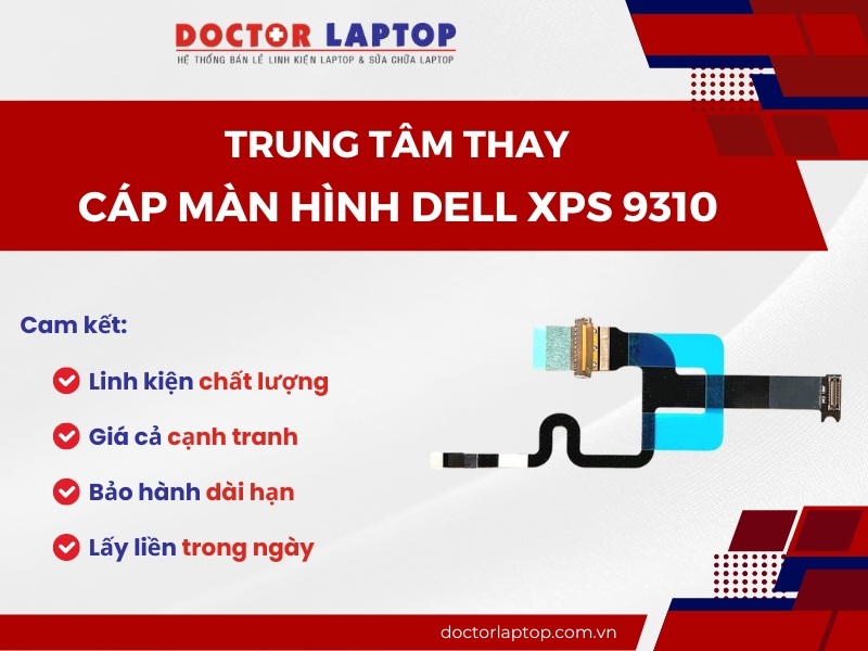 Cáp màn hình dell xps 9310 - 4