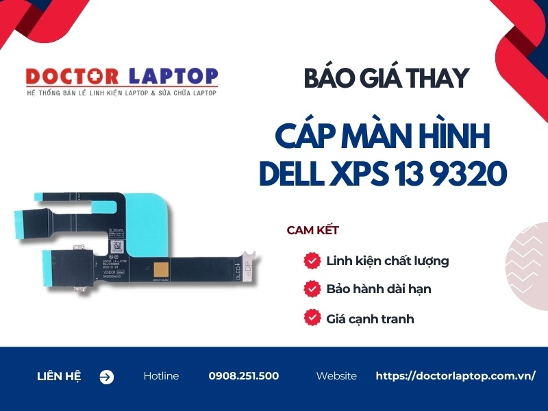 Cáp màn hình dell xps 13 9320 - 3