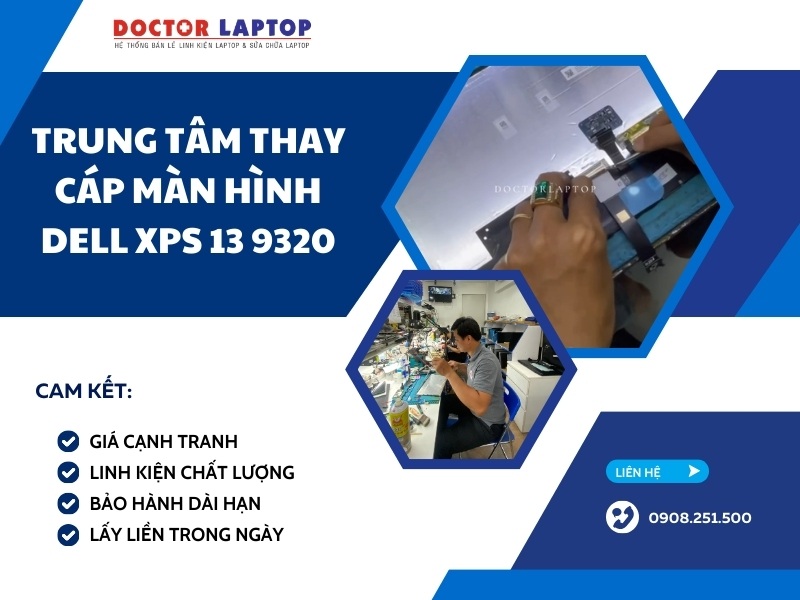 Cáp màn hình dell xps 13 9320 - 4