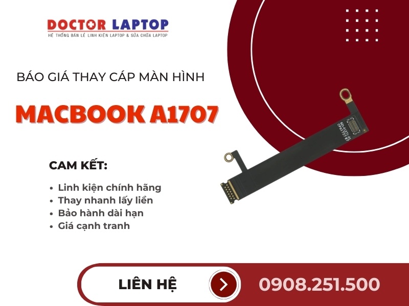 Cáp màn hình macbook a1707 - 3