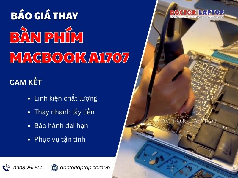 Bàn phím macbook a1707 - 3