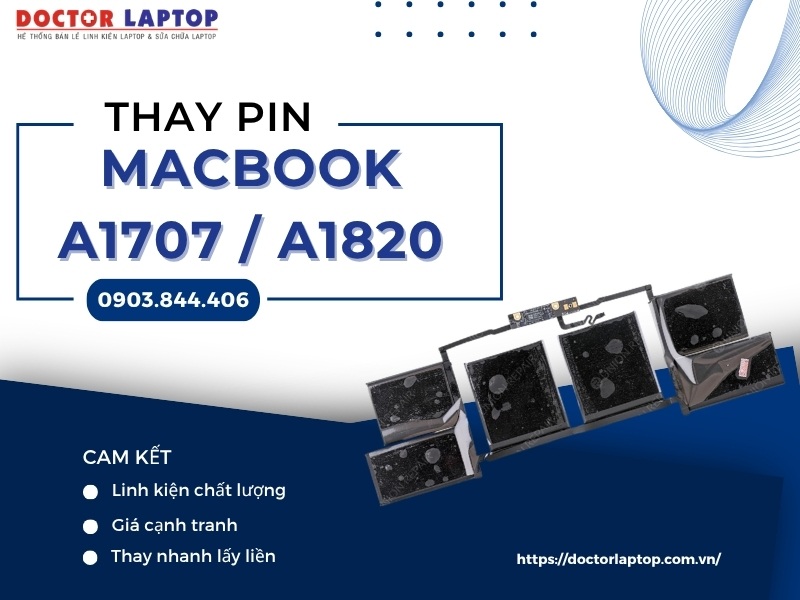 Pin macbook a1707 a1820 - 4