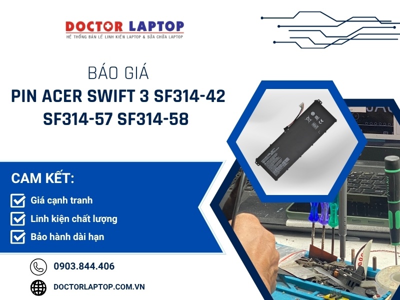 Pin acer swift 3 sf314-42 sf314-57 sf314-58 - 1