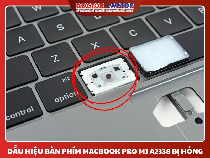 Bàn phím macbook pro m1 a2338 - 3