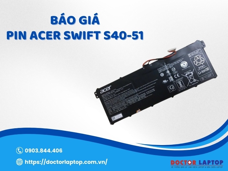 Pin acer swift s40-51 - 2