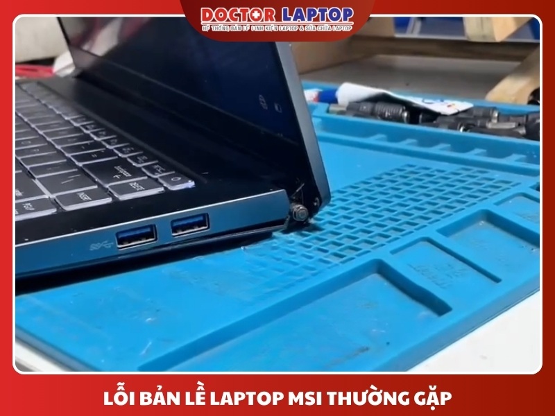 Sửa bản lề laptop msi - 2