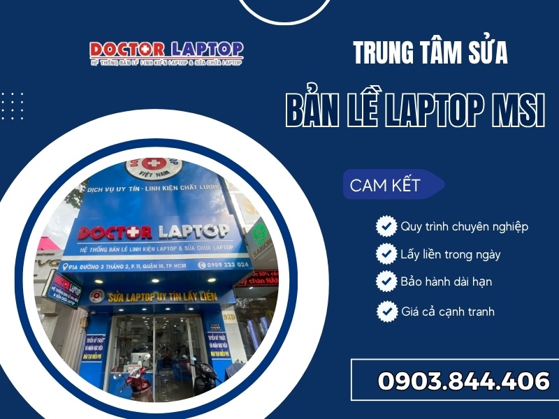 Sửa bản lề laptop msi - 5