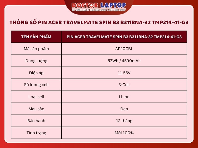 Pin acer travelmate spin b3 b311rna-32 tmp214-41-g3 - 1