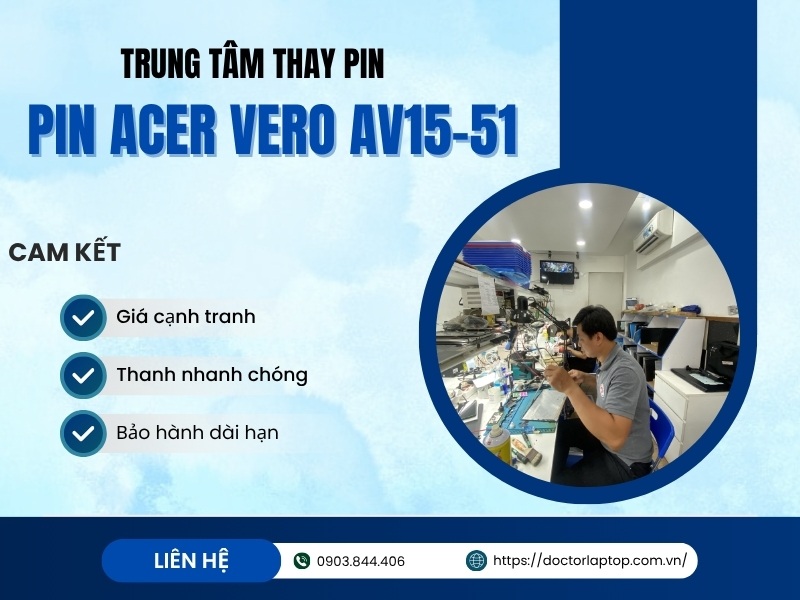 Pin acer vero av15-51 - 4