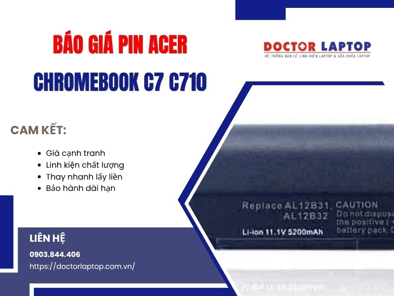 Pin acer chromebook c7 c710 - 3