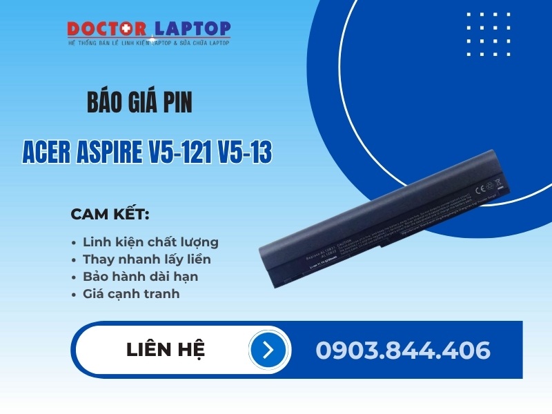 Pin acer aspire v5-121 v5-13 - 3