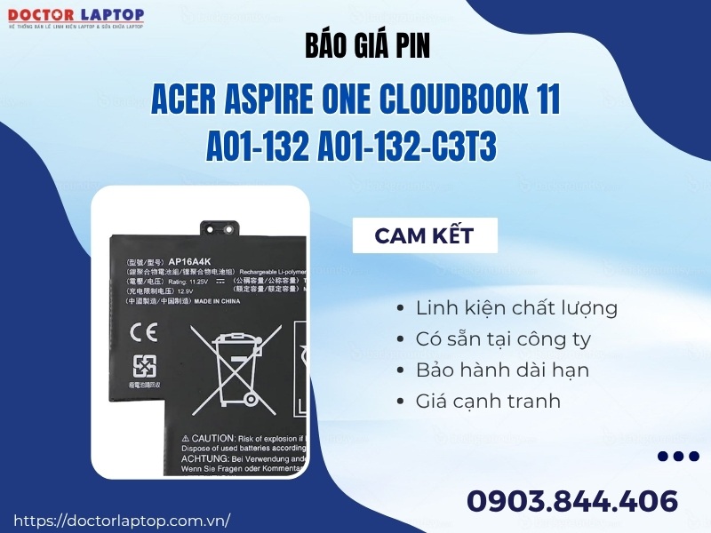 Pin acer aspire one cloudbook 11 ao1-132 ao1-132-c3t3 - 2