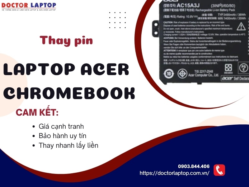 Pin acer chromebook 11 cb3-131 r11 cb5-132t c735 c735-c7y9 c738t cb3-111 c5-311 cb5-132t-c8zw ac15a8j - 3