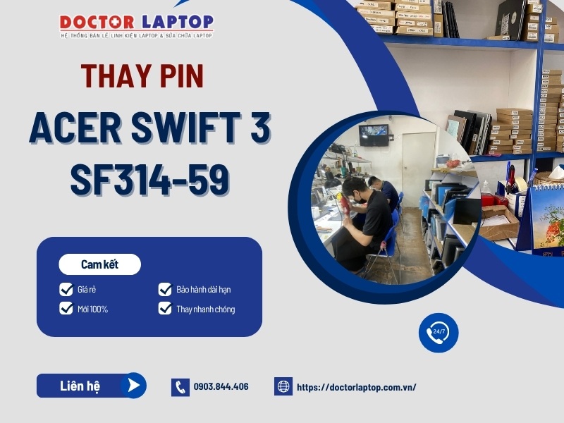 Pin acer swift 3 sf314-59 ap19b8m - 3