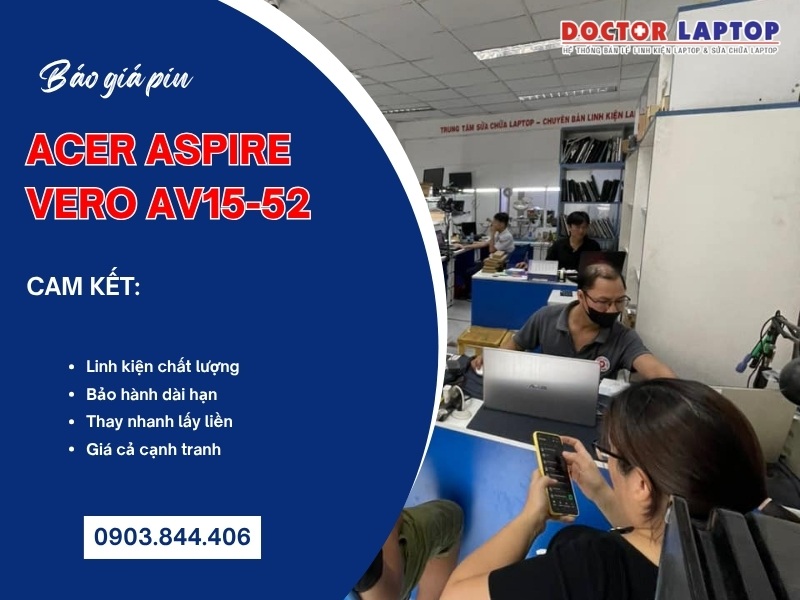 Pin acer aspire vero av15-52 - 2