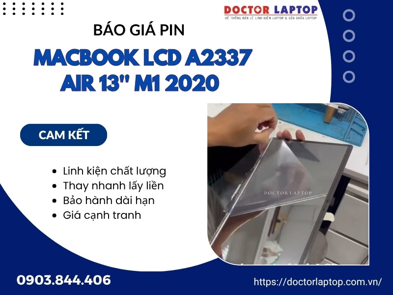 Màn hình macbook lcd a2337 air 13 m1 2020 - 4