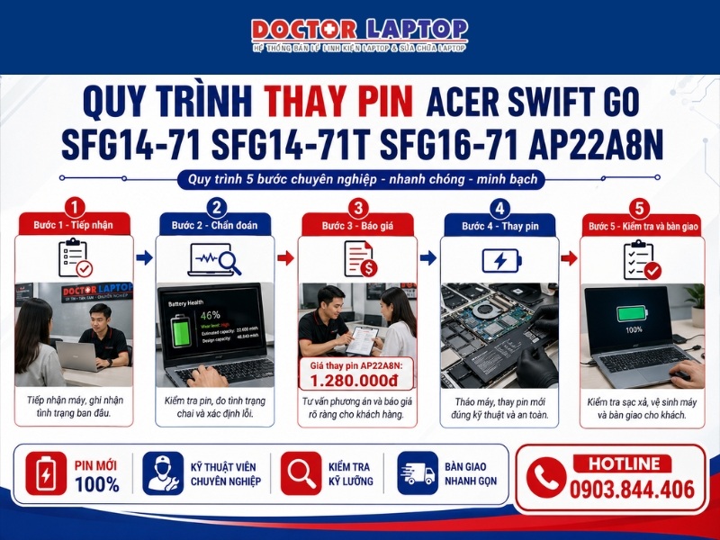 Pin acer swift go sfg14-71 sfg14-71t sfg16-71 ap22a8n - 5