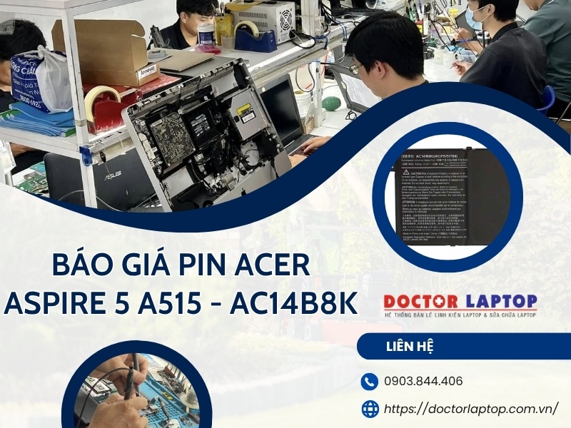 Pin laptop acer aspire 5 a515 a515-41g a515-51 a515-51g a515-52g a515-52g a517-51 a517-51g ac14b3k - 3