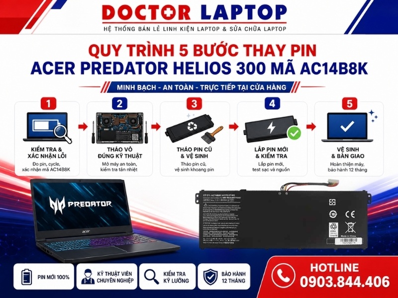 Pin laptop acer predator helios 300 n17c1 ph315-51 ph315-52 g3-571 g3-572 n18q13 4icp55780 - 5