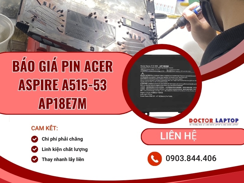 Pin laptop acer aspire a515-53 ap18e7m - 3
