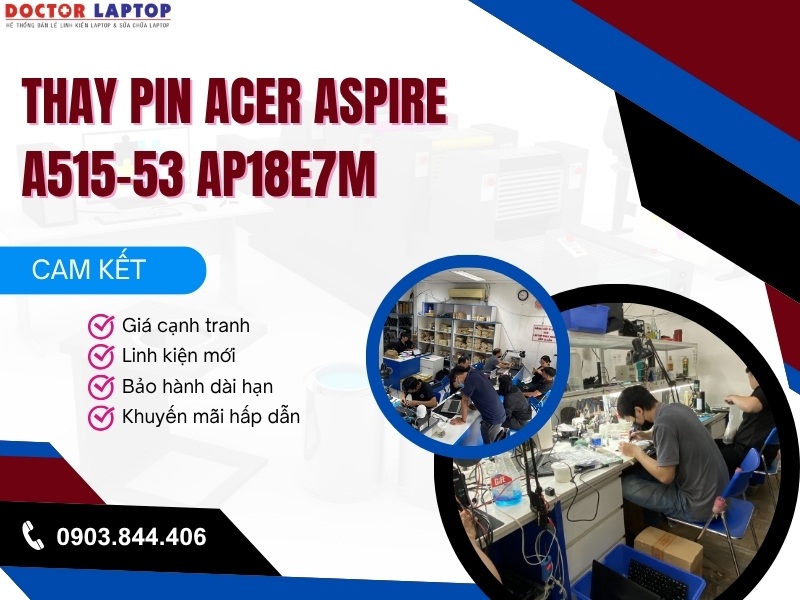 Pin laptop acer aspire a515-53 ap18e7m - 3