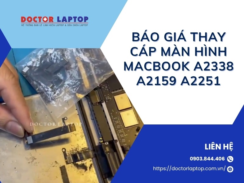 Cáp màn hình macbook a2338 a2159 a2251 - 3