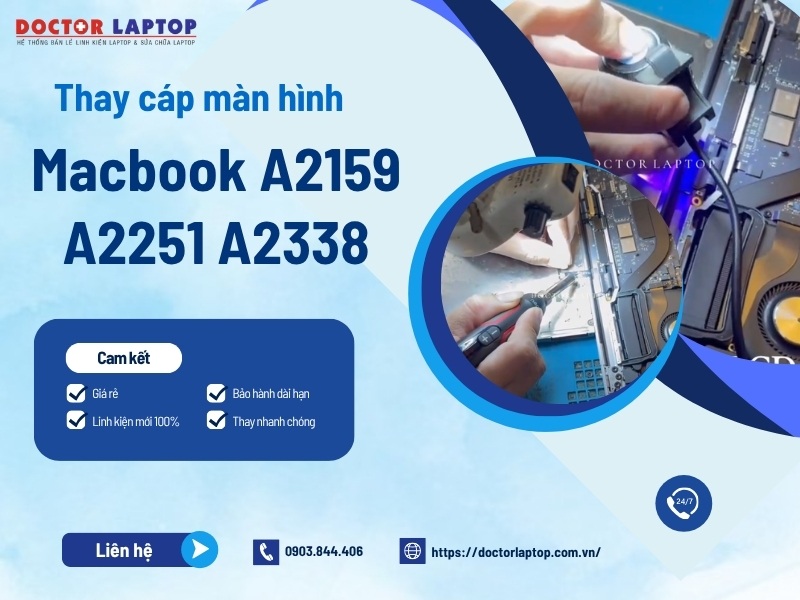 Cáp màn hình macbook a2338 a2159 a2251 - 4
