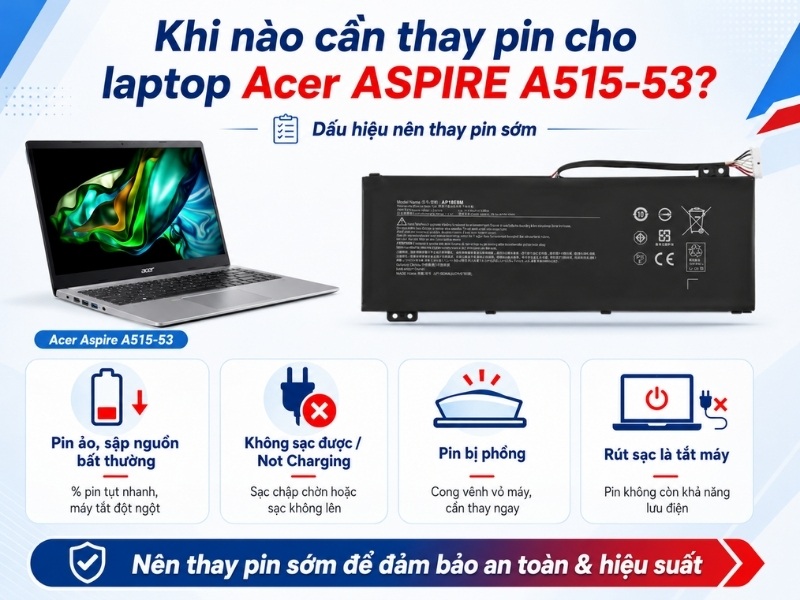 Pin laptop acer aspire a515-53 ap18e7m - 2