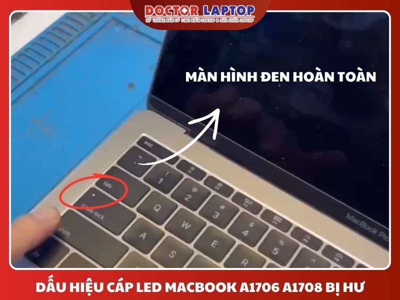 Sửa cáp led macbook a1706 a1708 - 2