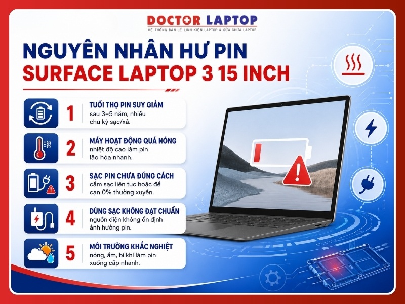 Pin surface laptop 3 15 inch - 3