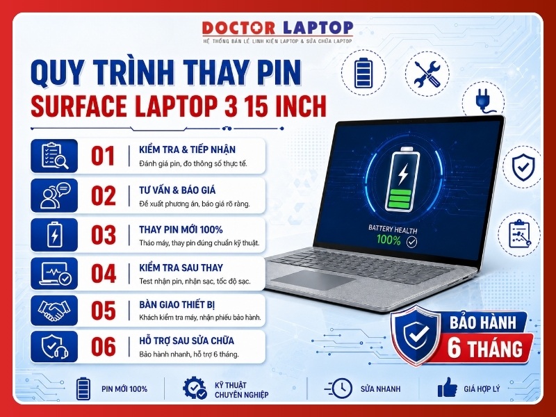 Pin surface laptop 3 15 inch - 6