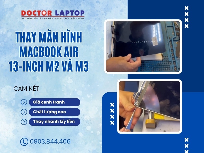 Màn hình macbook lcd a2681 air 13 m2 2022 a3113 m3 2024 - 5