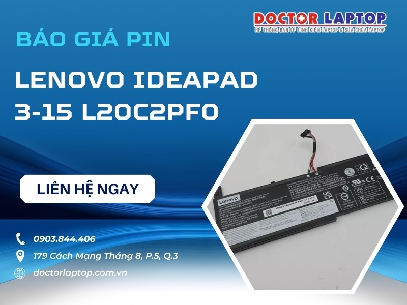 Pin laptop lenovo ideapad 3-15ada6 3-15itl6 3-15alc6 l20c2pf0 - 1