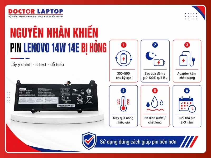 Pin laptop lenovo 14w 14e - l18d3pg2 - 4