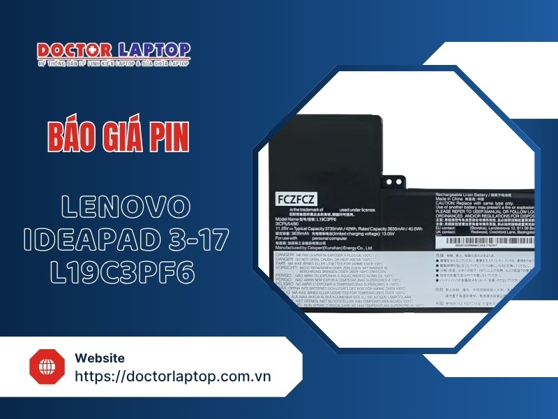 Pin laptop lenovo ideapad 3-17ada05 3-17are05 3-17iml05 3-17iil05 v17-iil l19c3pf6 1125v 3-cells 42w - 1