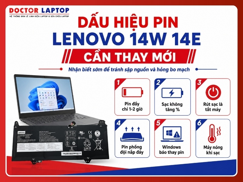 Pin laptop lenovo 14w 14e - l18d3pg2 - 5