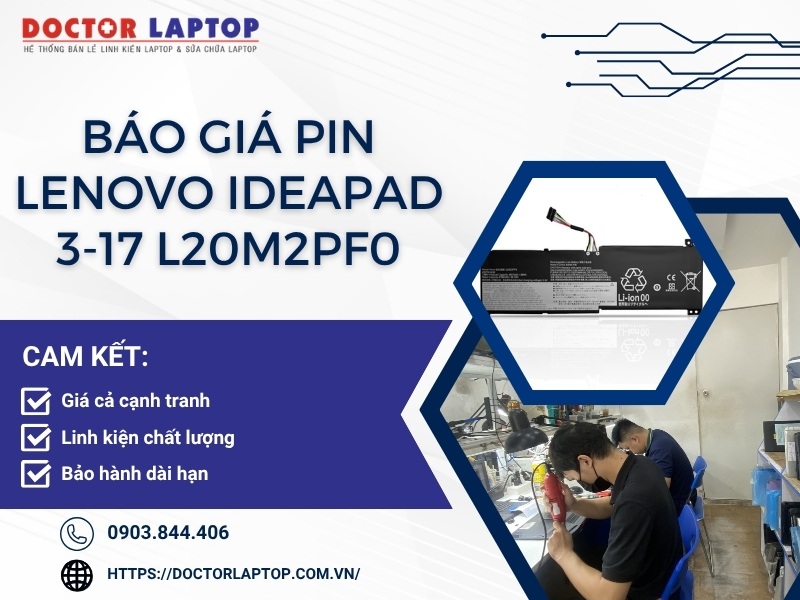 Pin laptop lenovo ideapad 3-17alc6 3-17itl6 v14 v15 v17 l20m2pf0 - 1