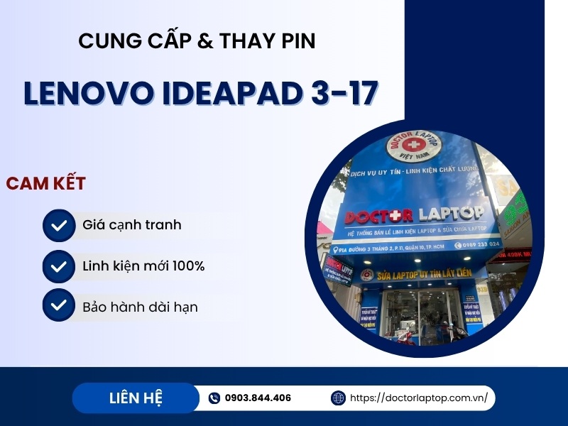 Pin laptop lenovo ideapad 3-17ada05 3-17are05 3-17iml05 3-17iil05 v17-iil l19c3pf6 1125v 3-cells 42w - 3