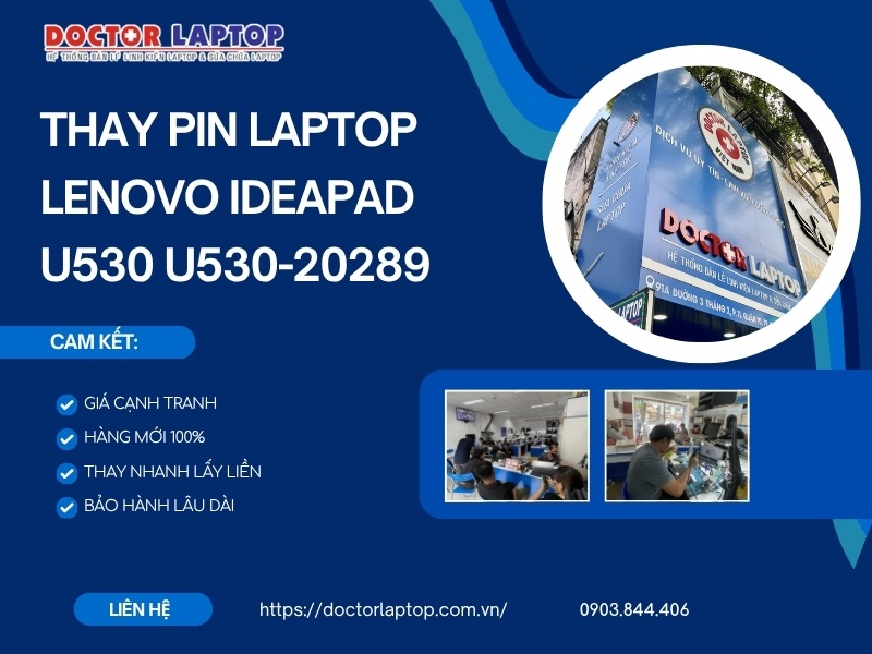 Pin laptop lenovo ideapad u530 u530-20289 l12l4p62 - 3