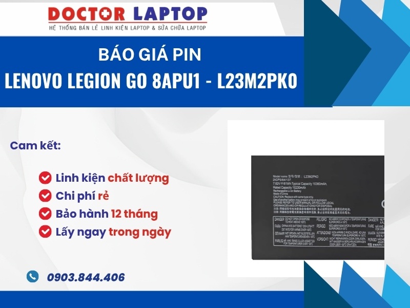 Pin laptop lenovo legion go 8apu1 l23m2pk0 - 1