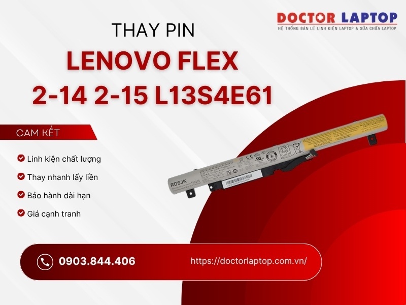 Pin laptop lenovo flex 2-14 2-14d 2-15 2-15 15d 20377 l13s4e61 - 3