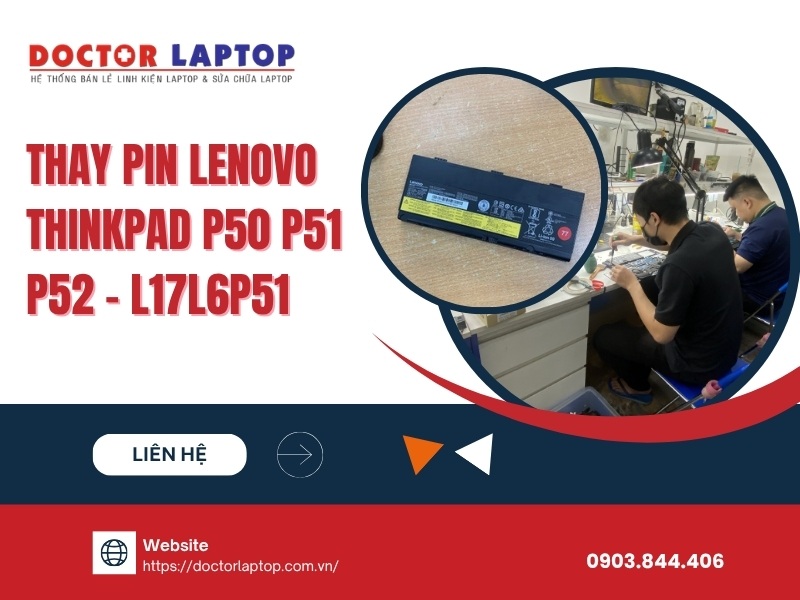 Pin laptop lenovo thinkpad p50 p51 p52 l17l6p51 - 1