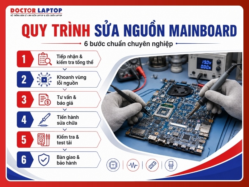 Sửa nguồn mainboard - 6