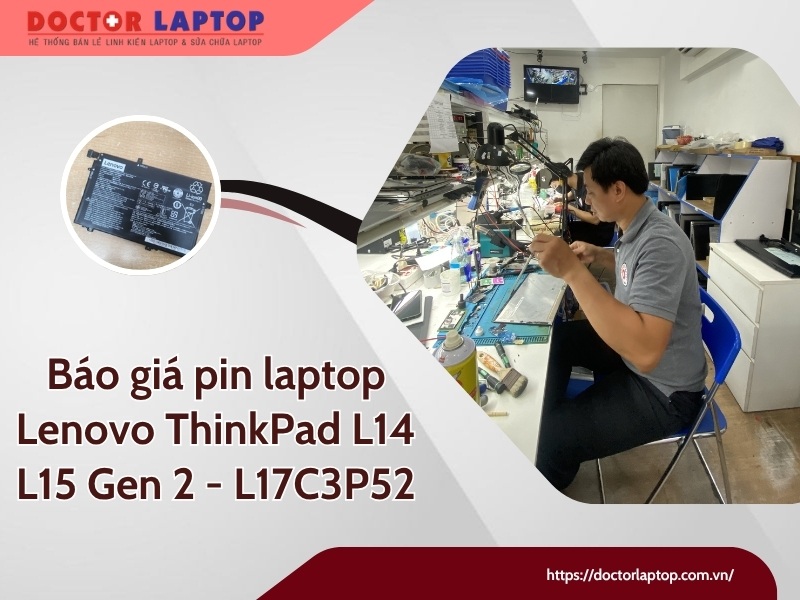 Pin laptop lenovo thinkpad l14 l15 gen 2 l17c3p52 - 1