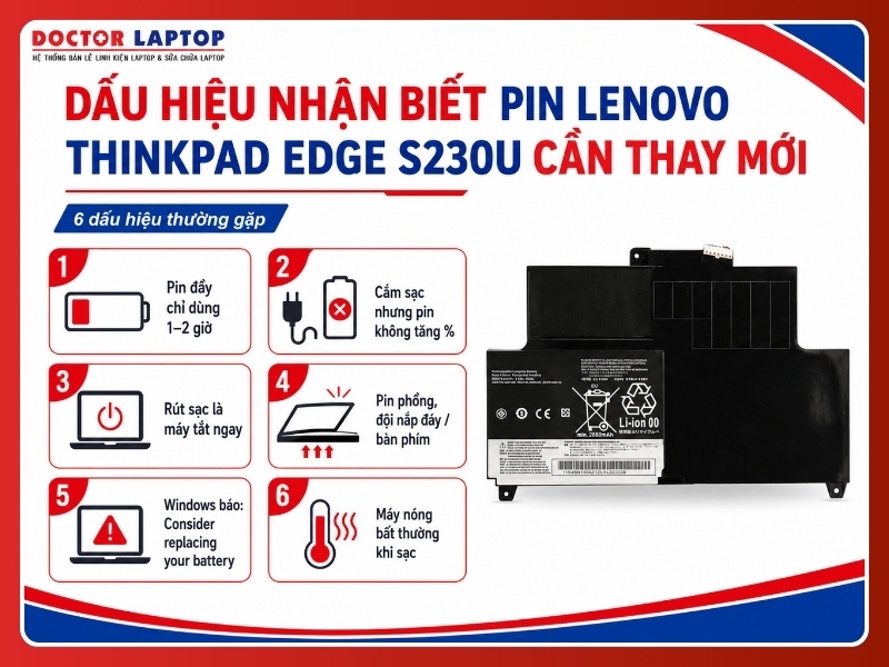 Pin laptop lenovo thinkpad edge s230u 45n1093 - 5