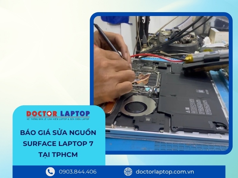 Sửa nguồn surface laptop 7 - 4