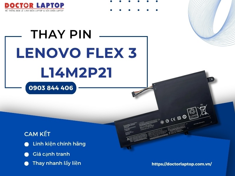 Pin lenovo flex 3-1470 3-1480 3-1570 3-1580 4-1470 l14m2p21 - 3