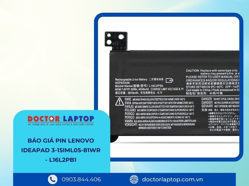 Pin lenovo ideapad 3-15iml05-81wr - 1