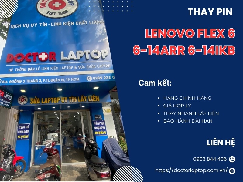 Pin lenovo flex 6 6-14arr 6-14ikb l17m4pb0 - 3