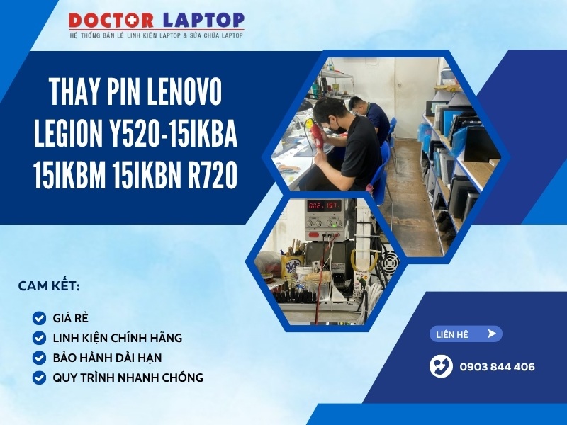 Pin lenovo legion y520-15ikba 15ikbm 15ikbn r720 l16s3p24 - 3